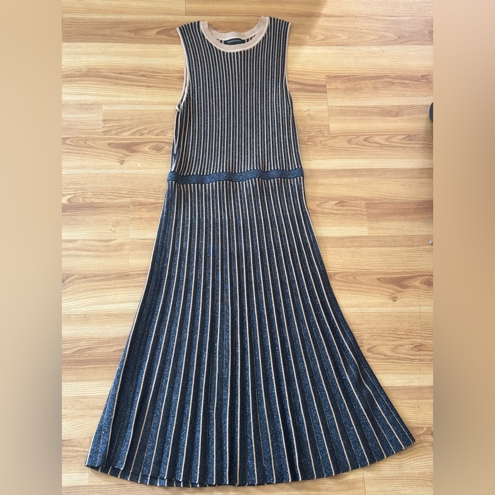 Banana Republic Gold and Blue dress